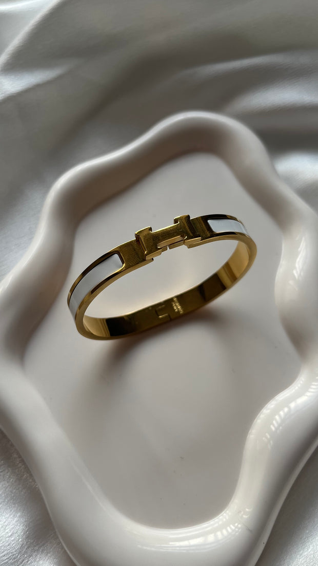 HUDA Bangle - Titanium Steel
