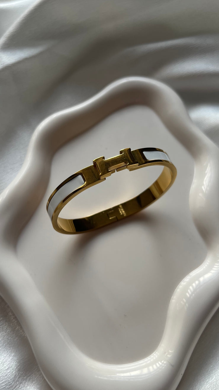 HUDA Bangle - Titanium Steel
