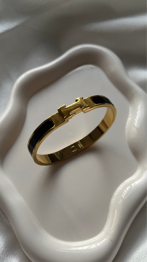 HUDA Bangle - Titanium Steel