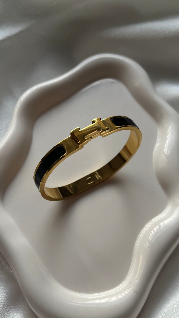 HUDA Bangle - Titanium Steel