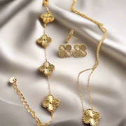 MARIGOLD Gold Clover Set - 18k Gold Plated