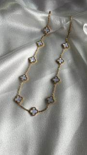 VIENNA Ten Flower Necklace - 18k Gold Plated