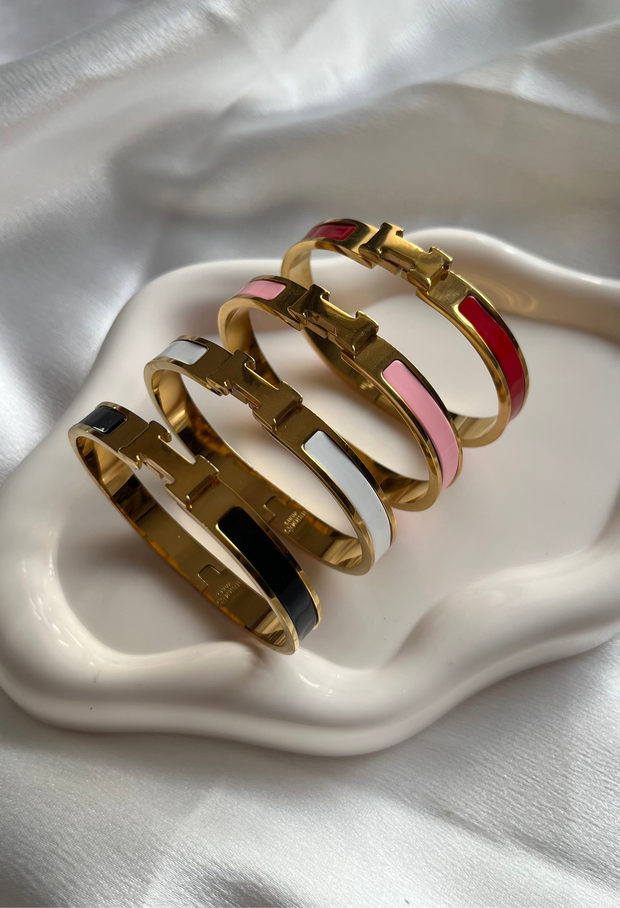 HUDA Bangle - Titanium Steel